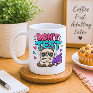 Mug Chat Drôle Ne Me Teste Pas