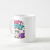Mug Chat Drôle Ne Me Teste Pas (Devant gauche)