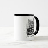 Mug Chat drôle personnalisé Coupable (Devant droit)