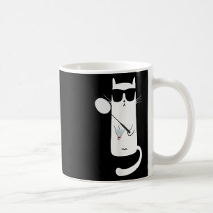 Mug Chat Drôle Portant des Lunettes de Soleil Jouant a