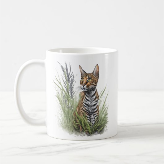 Mug Chat du Bengale (Gauche)