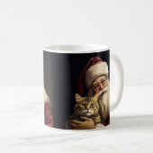 Mug Chat du Bengale avec Noël du Père Noël (Devant droit)