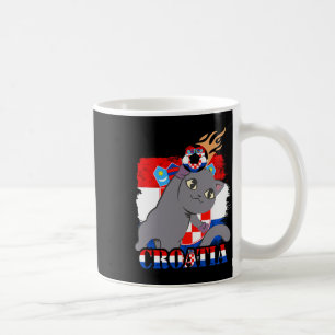 Mug Chat du drapeau croate Football croate Racines cro