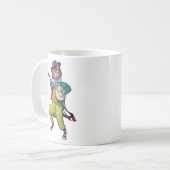 Mug Chat du joueur de banjo (guitare), Louis Wain (Devant gauche)