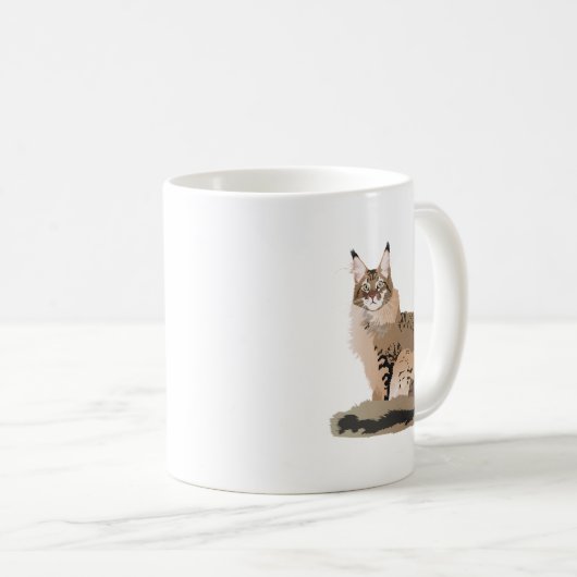 Mug Chat du Maine (Devant droit)