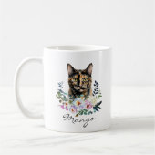 Mug Chat écaille de tortue à l'aquarelle (Gauche)