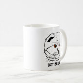 Mug Chat Écossais Pliés (Devant droit)