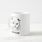 Mug Chat Écossais Pliés (Devant gauche)