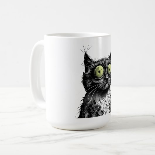 Mug Chat effilé (Devant gauche)