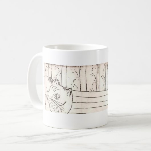 Mug Chat éffrayant (Devant gauche)