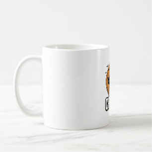 Mug Chat effrayant CTRL C Conception vectorielle Hallo