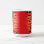 Mug Chat Éffrayant mignonne avec "Boo" : Halloween Con (Centre)