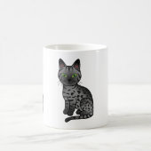 Mug Chat Egyptian Mau fumée (Centre)