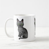 Mug Chat Egyptian Mau fumée (Gauche)