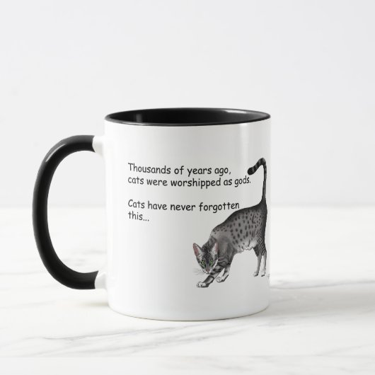 Mug Chat égyptien Gris Tabby (Gauche)