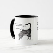 Mug Chat égyptien Gris Tabby (Devant gauche)