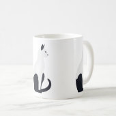 Mug chat élégant (Devant droit)