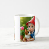 Mug Chat Elfe de Jardin (Devant droit)