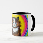 Mug Chat en arc-en-ciel, Louis Wain (Devant droit)