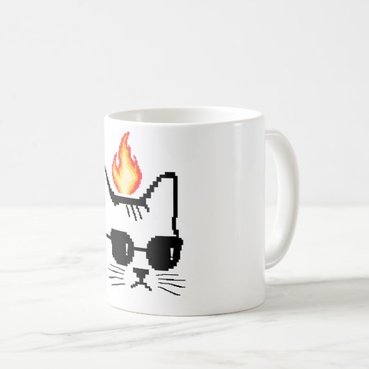 Mug chat en colère (Devant droit)