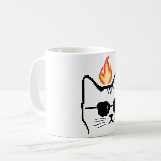 Mug chat en colère (Devant gauche)
