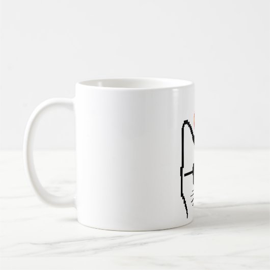 Mug chat en colère (Gauche)