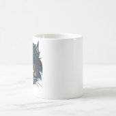 Mug Chat en colère de style tribal (Centre)