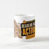 Mug Chat en mode Deadline activé pour les travailleurs (Centre)