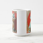 Mug Chat en papier Origami (Centre)