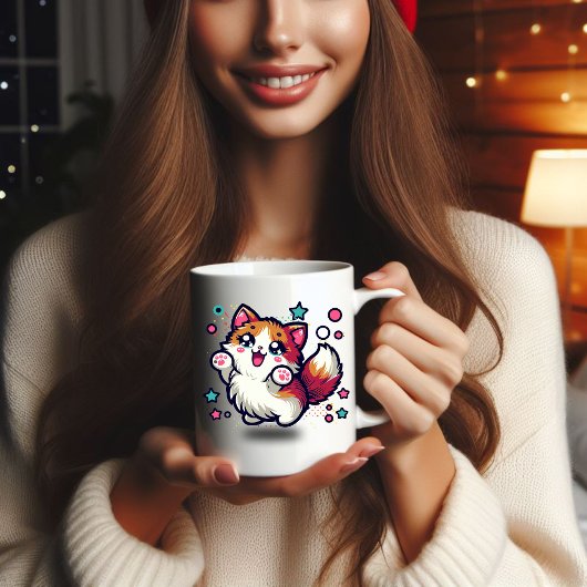 Mug Chat en peluche