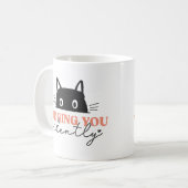 Mug Chat En Silence Vous Jugeant (Devant gauche)