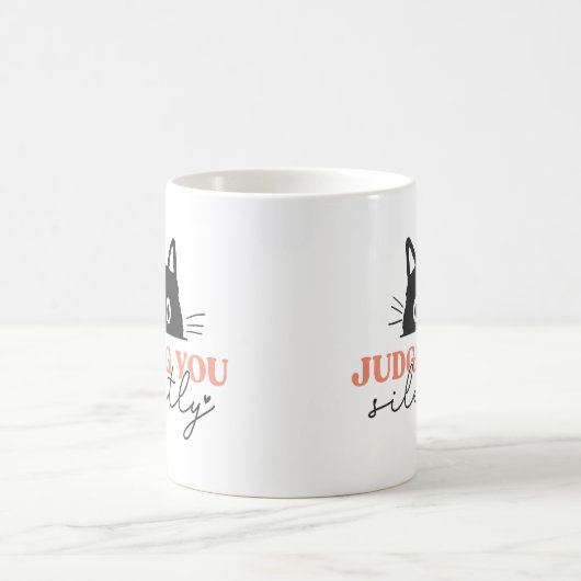Mug Chat En Silence Vous Jugeant (Centre)
