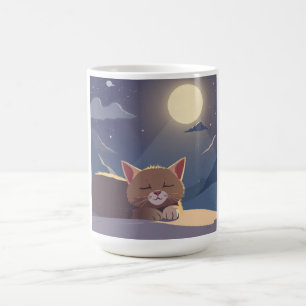 Mug Chat endormi