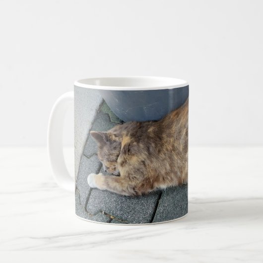 Mug Chat endormi (Devant gauche)