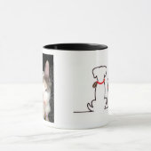 Mug Chat Endormi Besoin de Café Mème (Centre)