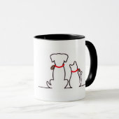 Mug Chat Endormi Besoin de Café Mème (Devant droit)