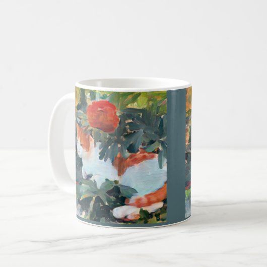 Mug chat endormi, mignon (Devant gauche)