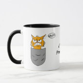 Mug Chat ennuyeux personnalisable dans la poche (Gauche)