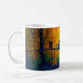 Mug Chat est assis sur la Rambarde du Balcon (Gauche)