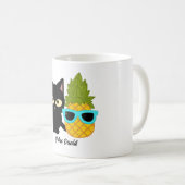 Mug chat et ananas sont les meilleurs amis, personnali (Devant droit)