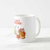 Mug Chat et automne cosy (Devant droit)