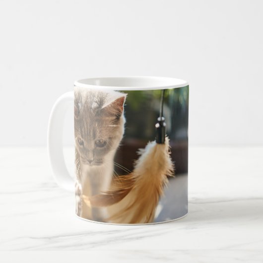 Mug Chat et bouillie de plume (Devant gauche)