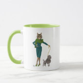 Mug Chat et caniche (Gauche)
