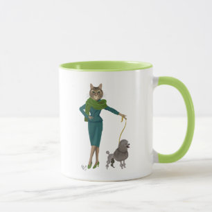 Mug Chat et caniche