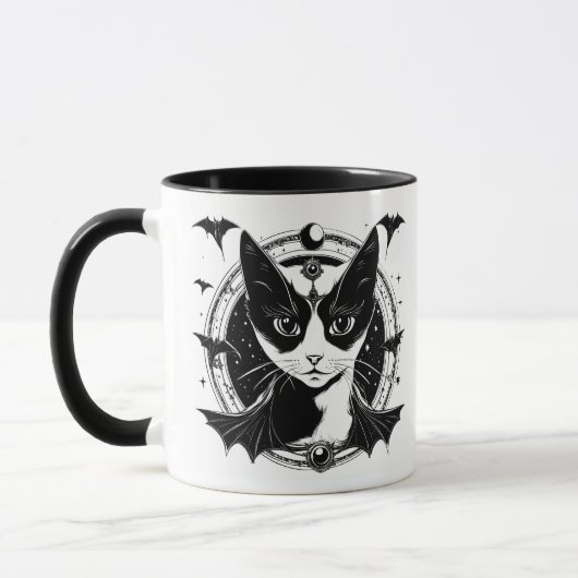 Mug Chat et chauves-souris I (Gauche)