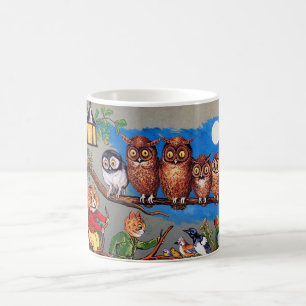 Mug Chat et Chouette, Louis Wain