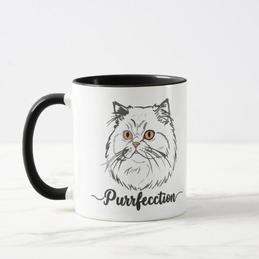 Mug Chat et confiture de chats à main mignonne (Gauche)