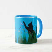 Mug Chat et dragons (Devant droit)