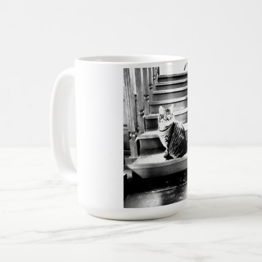 Mug Chat et escaliers (Devant gauche)