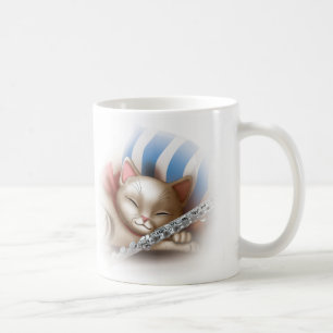 Mug chat et flûte